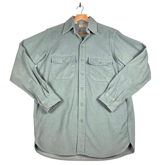 L.L. Bean Other - Vintage L.L. Bean Men's Chamois Cloth Button Down Shirt